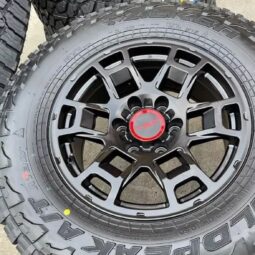 Brand new set of 17'' Toyota TRD Pro style aftermarket wheels and tires